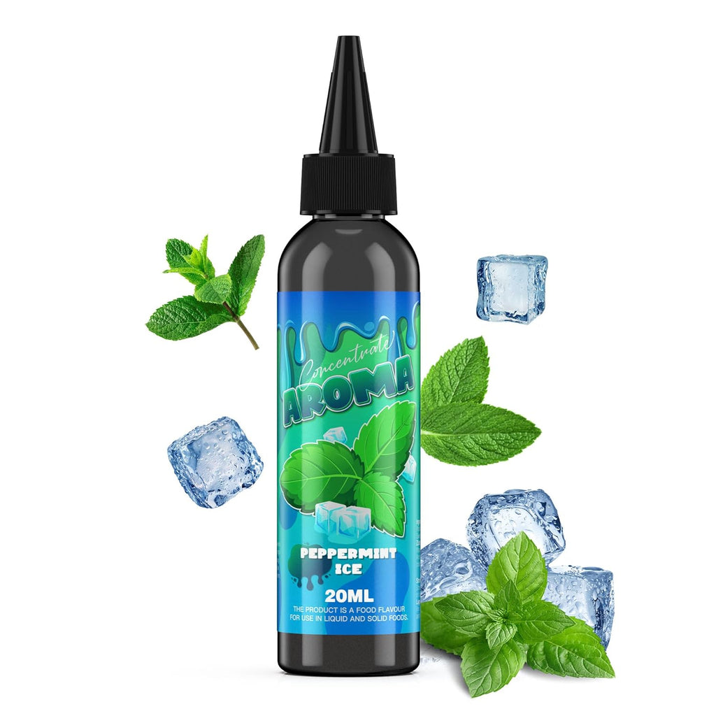 Pfefferminz-Eis Aromakonzentrat, hochdosiertes Lebensmittelaroma, 20ml Aroma in 120ml Flasche, einfaches Mischen, kühles Minzaroma für Getränke DIY